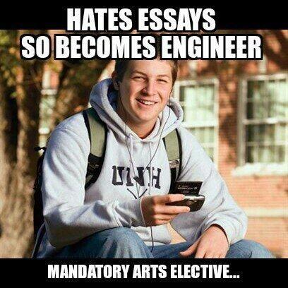 <p>Hates Essays..</p>
