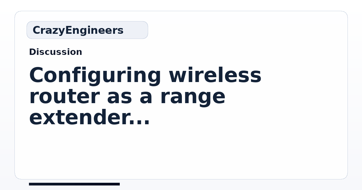 Setting Up Your Router as a Wi-Fi Extender: A Comprehensive Guide