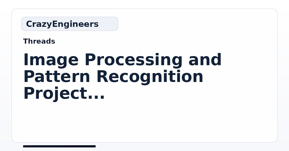 Image Processing and Pattern Recognition Project Topics in Matlab and ...