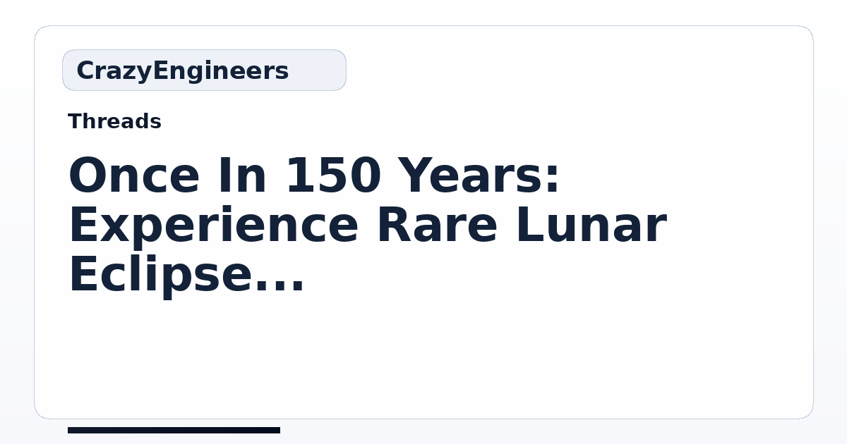 Once In 150 Years: Experience Rare Lunar Eclipse With Blue Moon on ...