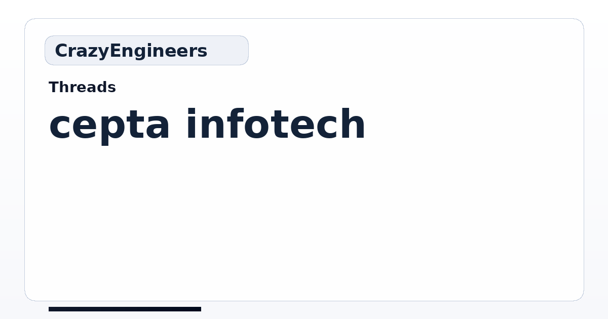 cepta infotech | CrazyEngineers
