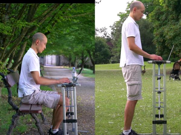 Nomad Desk brings your work from garden dreams true