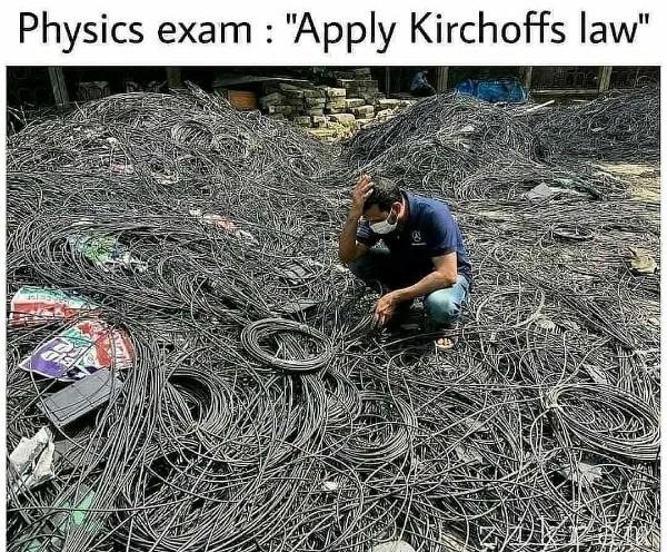 <p>It's time to apply Kirchoffs law!</p>
