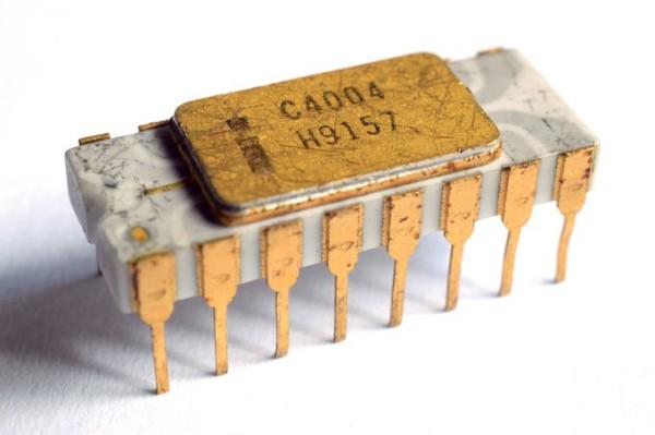 <p>INTEL C4004 : World's first single-chip microprocessor released on November 15, 1974</p>

