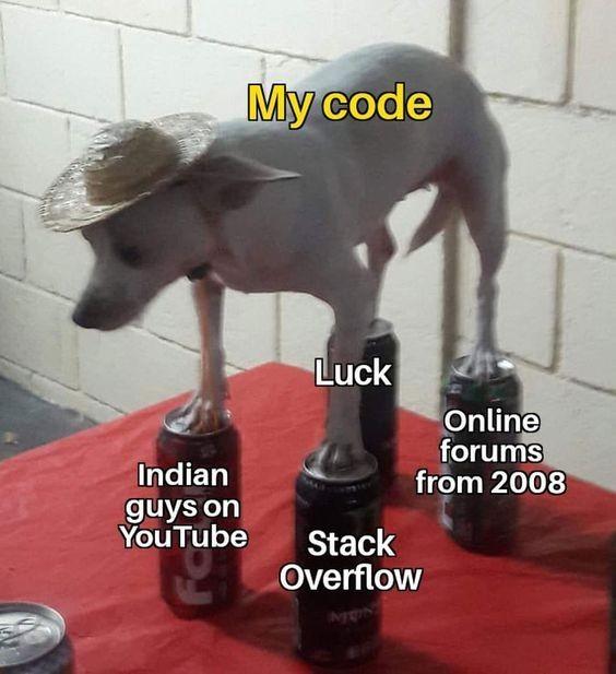 <p>Hahaha!! Does your code look like this??</p>
