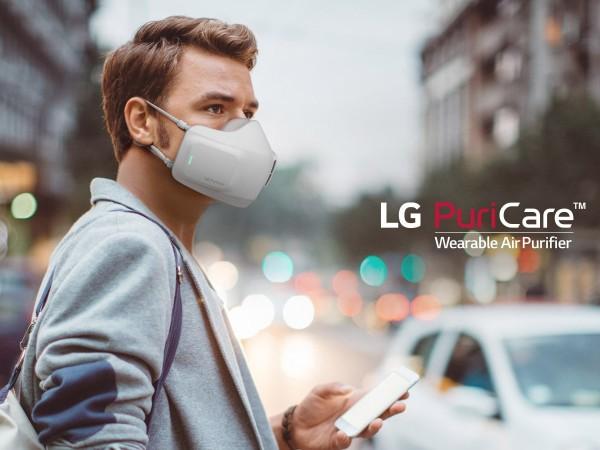 LG PuriCare Mask Purifies Air; Has Mic and Speaker Integrated